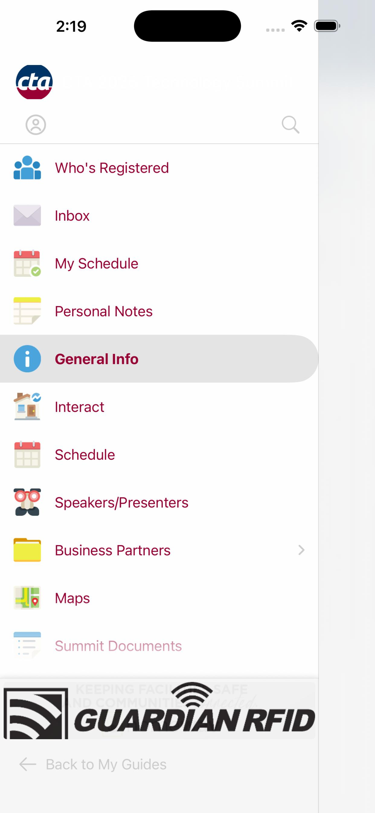 CTA Guidebook screenshot 2