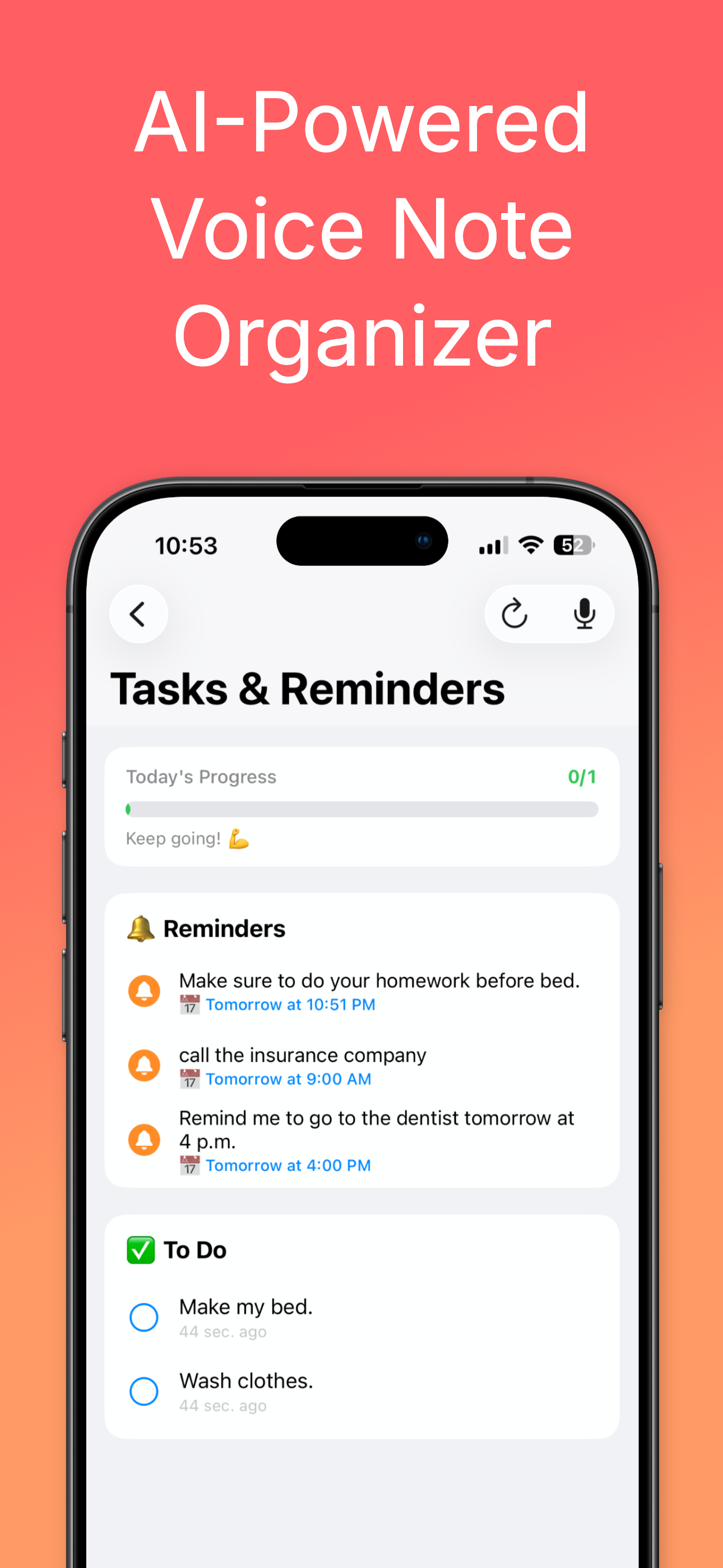 Whisprly - Voice Journal screenshot 2