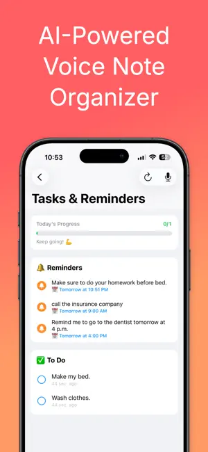 Whisprly - Voice Journal screenshot 2