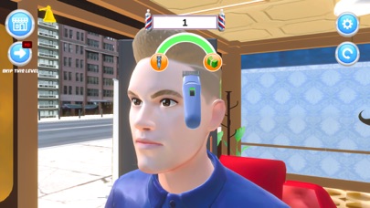 Screenshot 1 of Barber Shop Hair Cut Sim 3D App