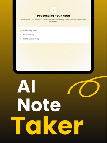 Noteflow: AI Notes Taking iPad screenshot