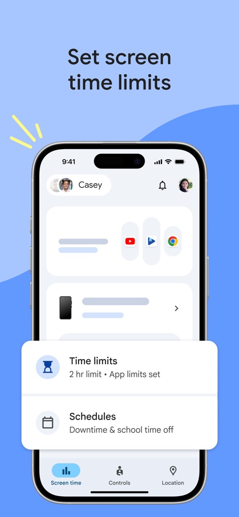 Google Family Link - Screen Time Controls