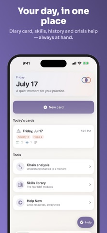 Skillwise: DBT Diary Card Screenshot 2 of 7