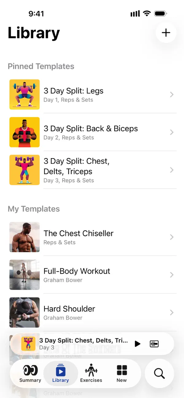 Reps & Sets 26 iPhone App Screenshot 4 – Gesundheit & Fitness