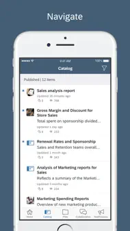SAP Analytics Cloud iphone bilder 1