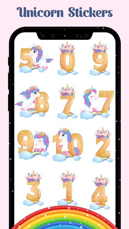 Cute Unicorn Stickers!