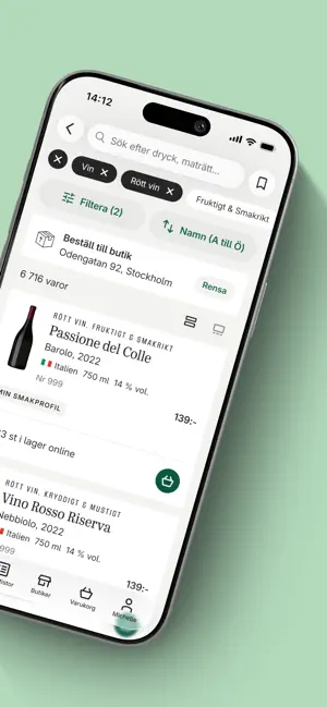Systembolaget Sök & hitta iPhone screenshot 2