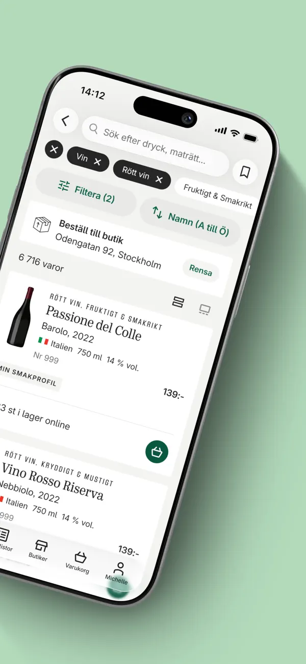Screenshot #2 pour Systembolaget Sök & hitta