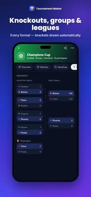 League & Tournament Maker screenshot 1