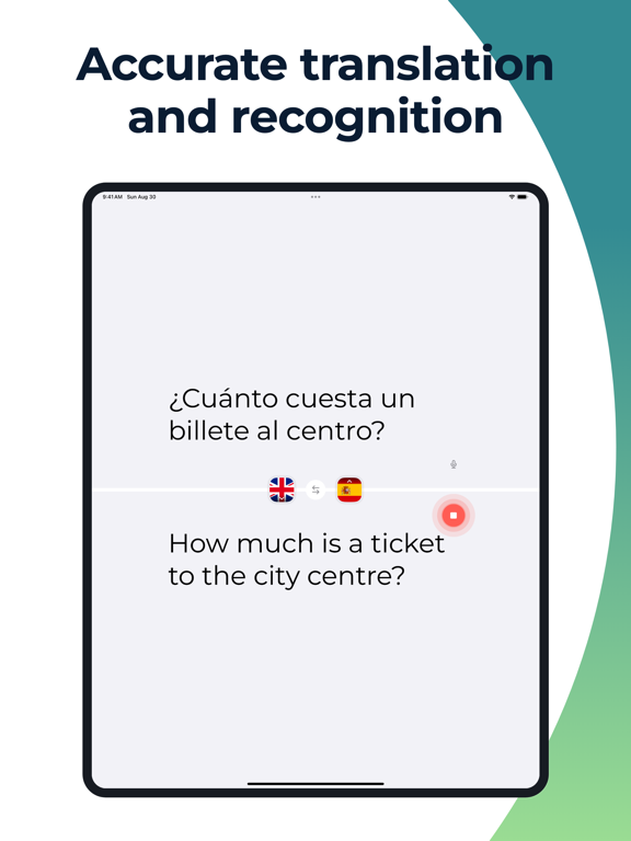 Talking Translator: Text&Voice iPad screenshot