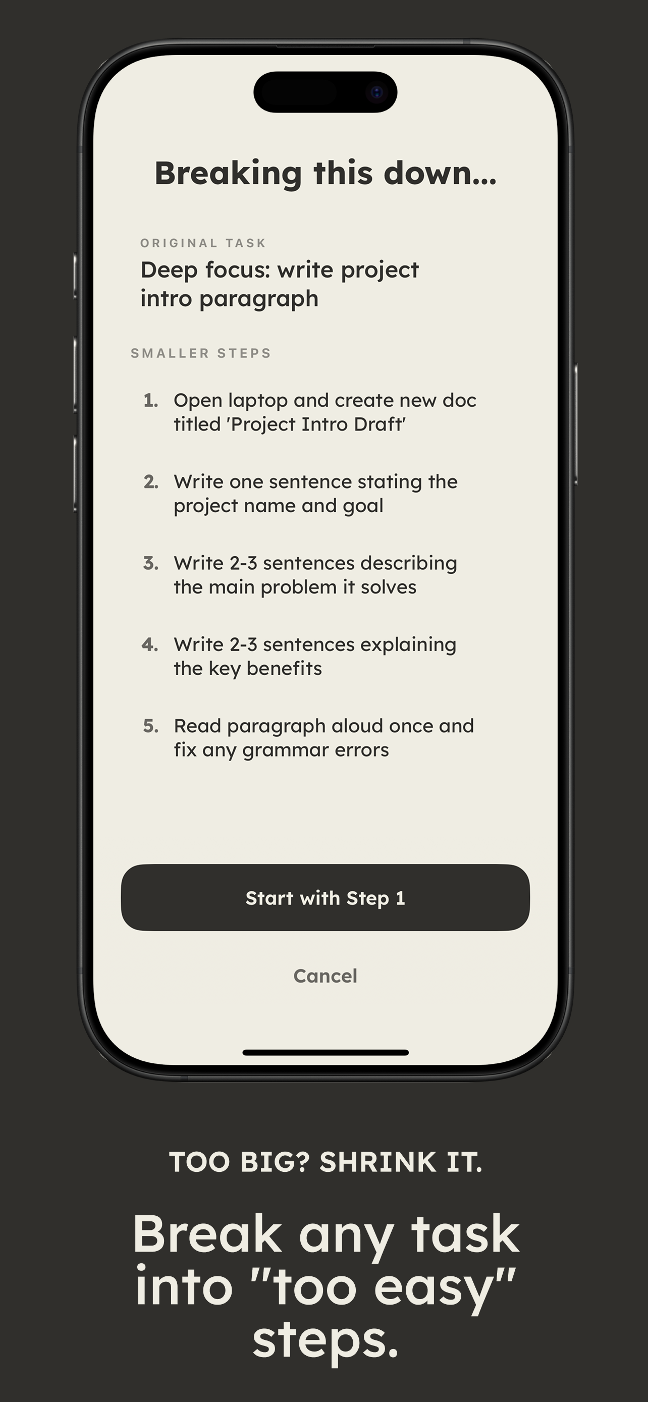 Focus One - ADHD AI Planner