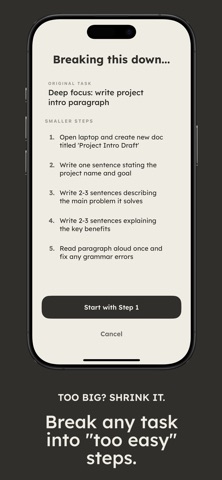 Focus One - ADHD AI Planner Screenshot 4 of 8