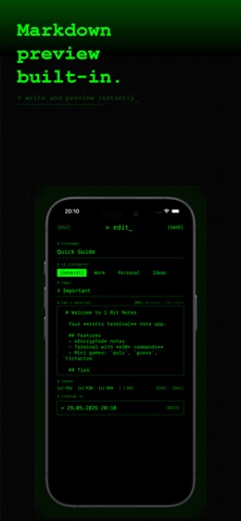 1 Bit Notes Screenshot 6 of 6