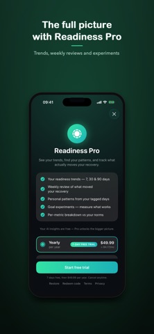 Readiness: Recovery Score Screenshot 5 of 5
