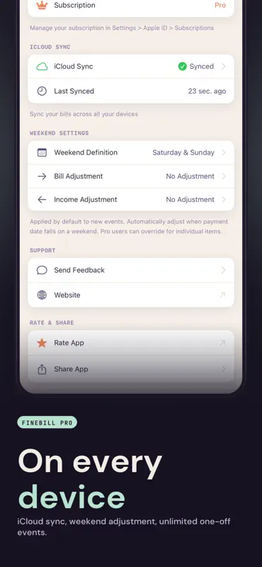 FineBill - Bill Tracker screenshot 6 of 6