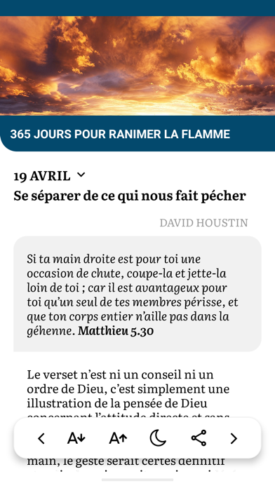 Méditons la Bible Screenshot