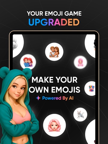 XMoji - Dirty AI Emoji Maker iPad screenshot