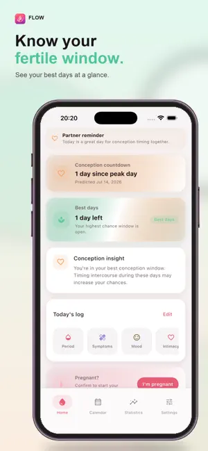 Flow: Period Pregnancy Tracker screenshot 4