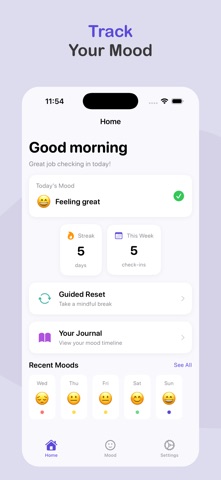 Mood Tracker - Menti Screenshot 1 of 5
