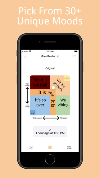 MoodMeter: Daily Moods iPhone screenshot 2 - Entertainment app