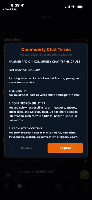 Hammer Radio screenshot 4