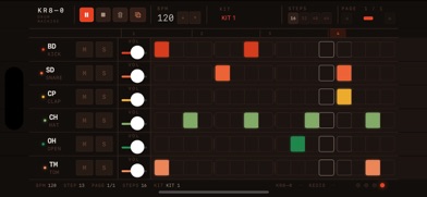 KR8-0 Drum Machine Screenshot 3 of 3