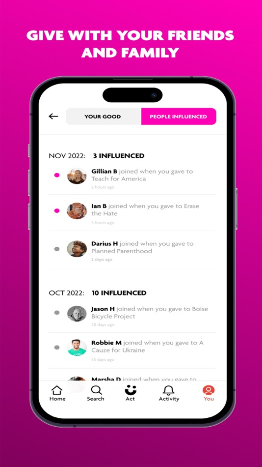 #6. Cauze: Charitable Giving (iOS) Podle: Cauze Charitable Fund