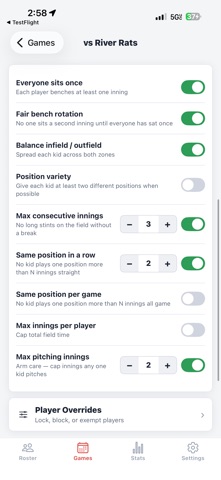 Rookie Rotation Screenshot 2 of 9