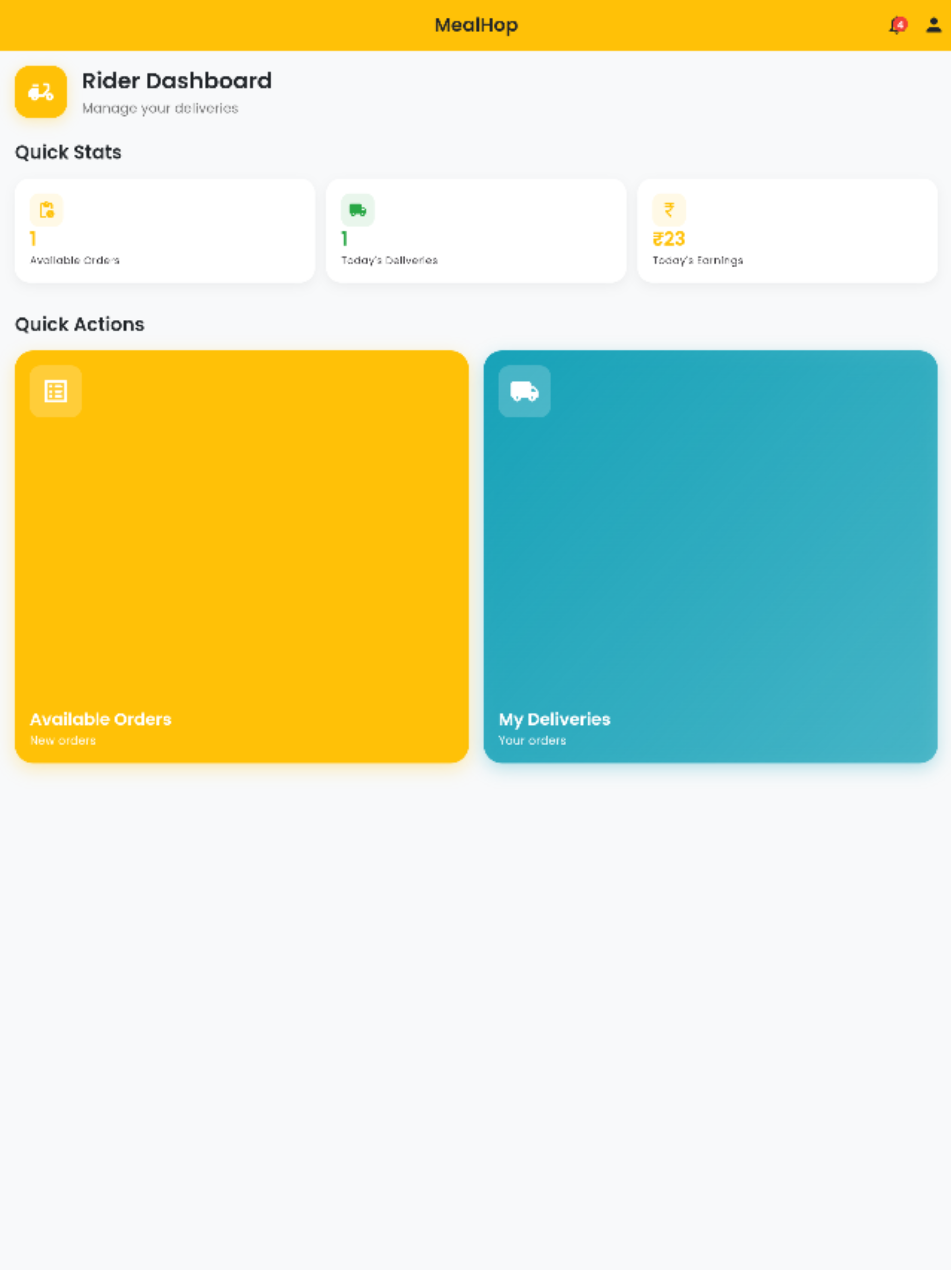 MealHop: Food Delivery