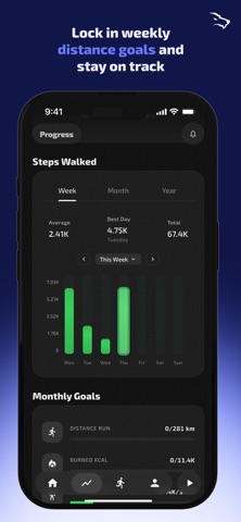 Gymwolf: GPS Run Tracker screenshot