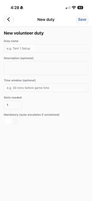 OnFieldHQ screenshot 1