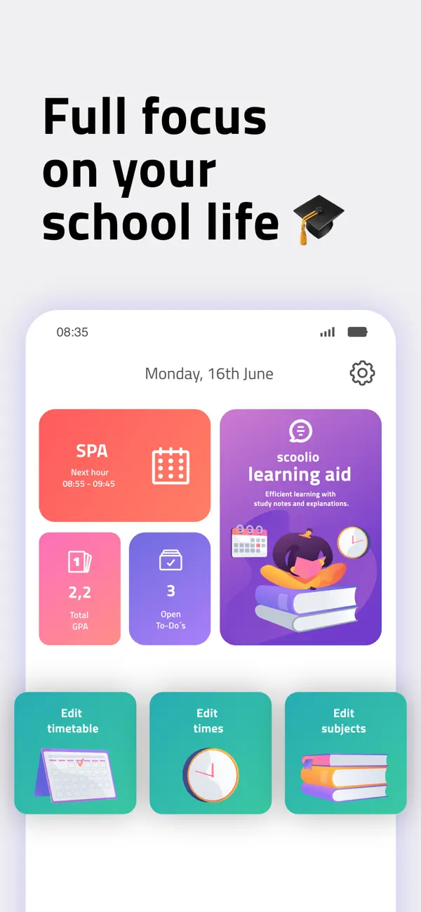 Screenshot #1 pour scoolio Pro