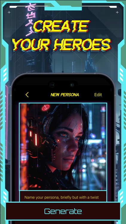 AI Story Generator - NeonPunk screenshot-3