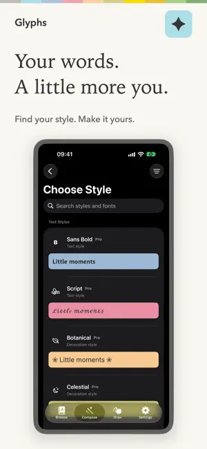 Glyphs: Unicode Keyboard screenshot 2