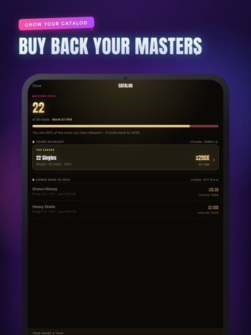 Music Star Idle Life Simulator iPad screenshot