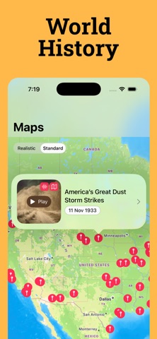 Learn History - HistoryDays iPhone screenshot
