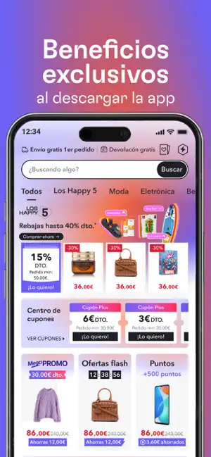 Miravia: App de compras online iPhone screenshot 3