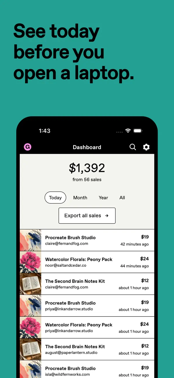 Screenshot #3 pour Gumroad