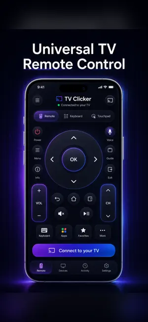 Universal TV Remote - Clicker screenshot 1