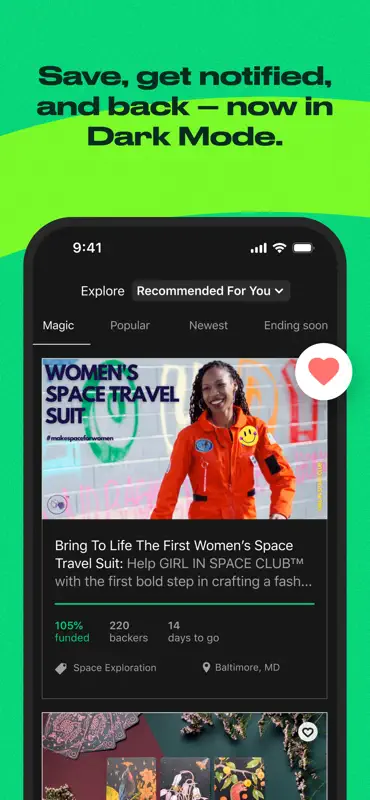 Kickstarter: Projects You Love screenshot 10 of 10