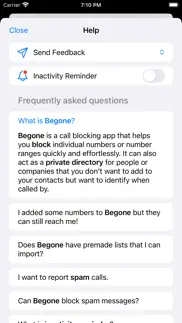 How to cancel & delete begone: spam call blocker 1