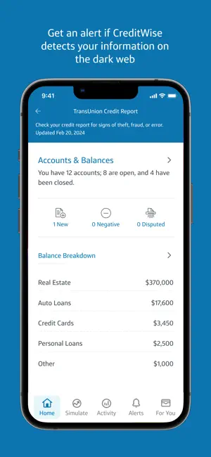 Capital One CreditWise screenshot 3