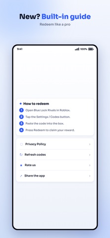 Blue Lock Rivals Codes iPhone screenshot