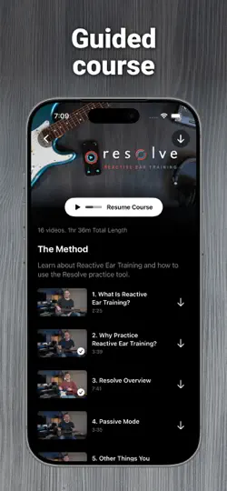 Captura de pantalla de Resolve: Reactive Ear Training en iPhone 3