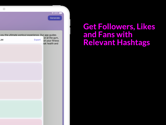 Screenshot #5 pour Hashtag Generator by FuturaApp