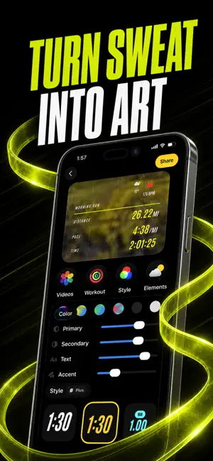 Rushes: Workout Video Overlays screenshot 2