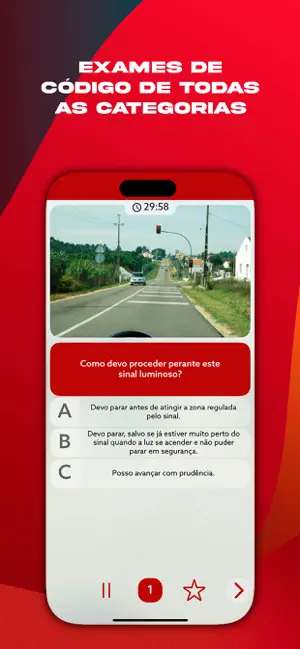 Testes Código da Estrada IMTT screenshot 2