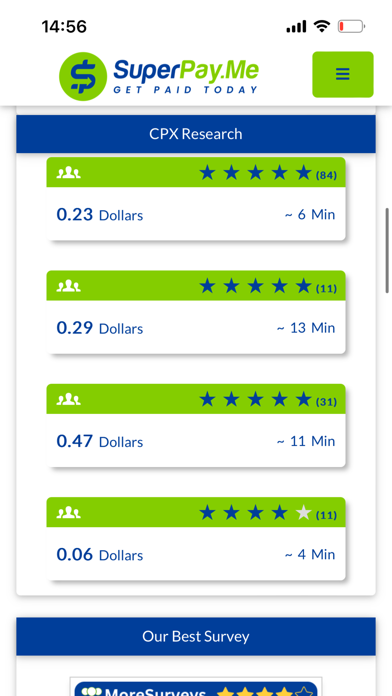 SuperPayMe Surveys For Money Screenshot