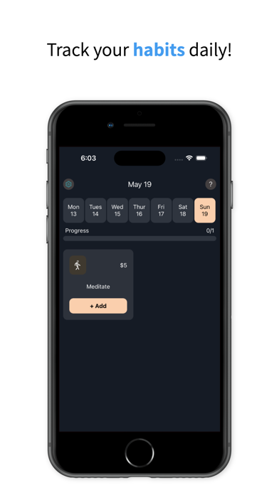 Habit Hustle iPhone screenshot 2 - Productivity app