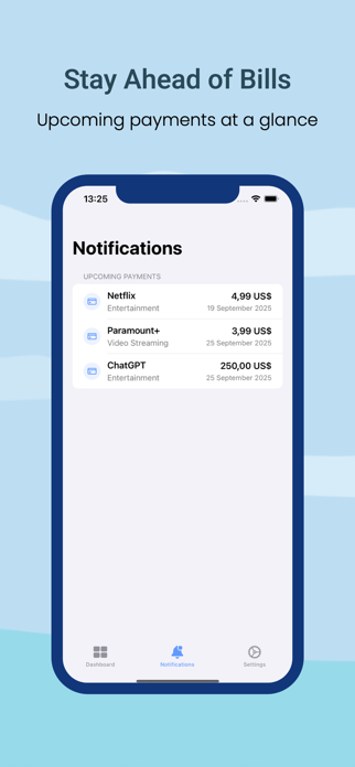 Subscription Manager Sub Track Screenshot 3 of 3
